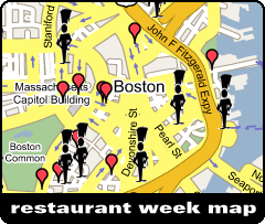 Restaurant Week map