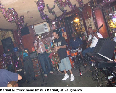 Kermit Ruffins band at Vaughan’s