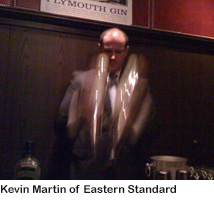 Kevin Martin, Eastern Standard-Plymouth Gin dinner