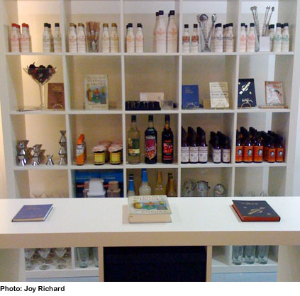 Cocktail supplies at Grand in Somerville