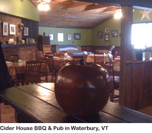 Cider House BBQ & Pub, Waterbury, VT
