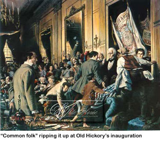 Andrew Jackson inauguration
