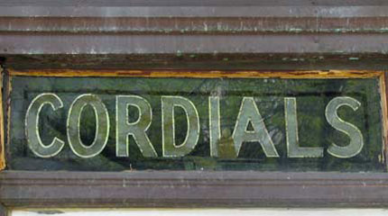 cordials-sign